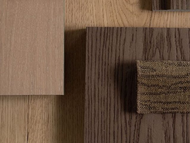 Oak samples in closely matched tones